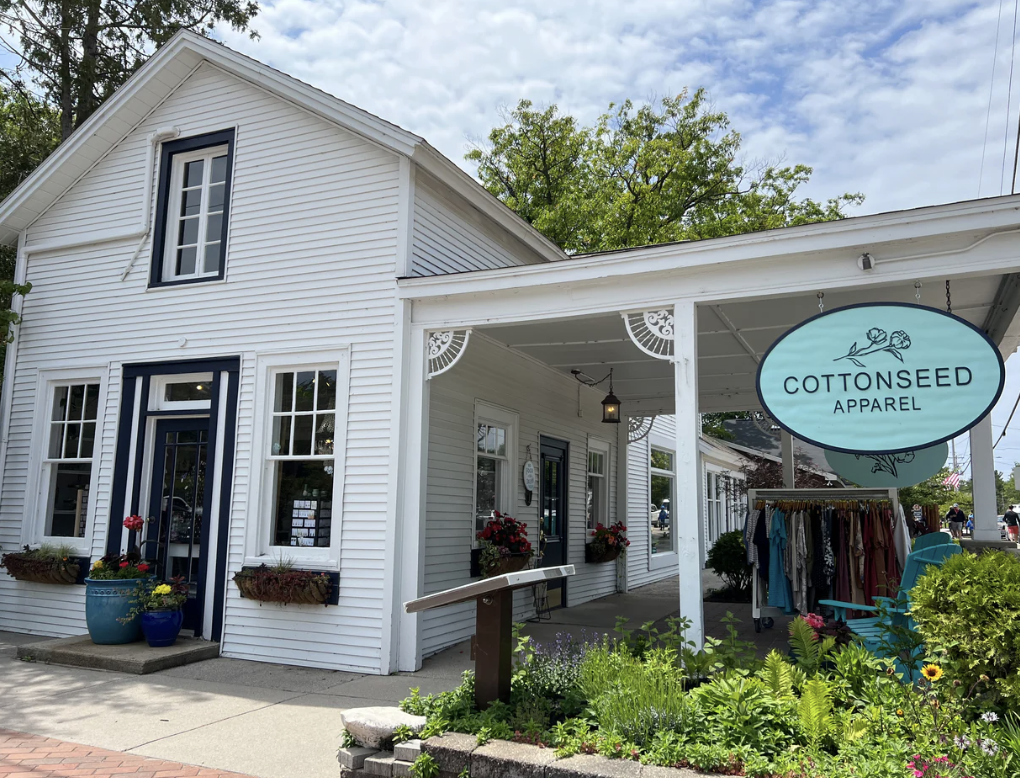 cottonseed apparel streetview storefront glen arbor mi